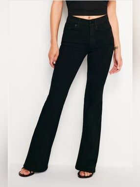 NWT Good American Good Petite Flare Jeans